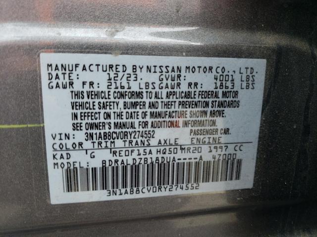 Photo 11 VIN: 3N1AB8CV0RY274552 - NISSAN SENTRA SV 