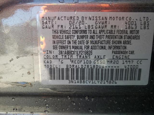 Photo 11 VIN: 3N1AB8CV1LY219826 - NISSAN SENTRA SV 