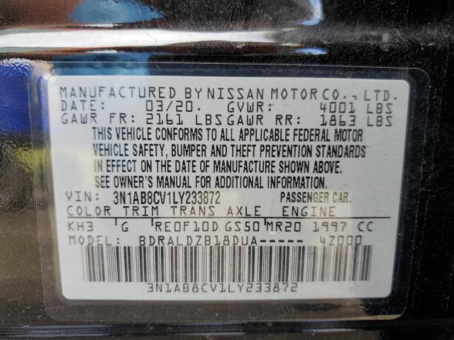 Photo 11 VIN: 3N1AB8CV1LY233872 - NISSAN SENTRA SV 