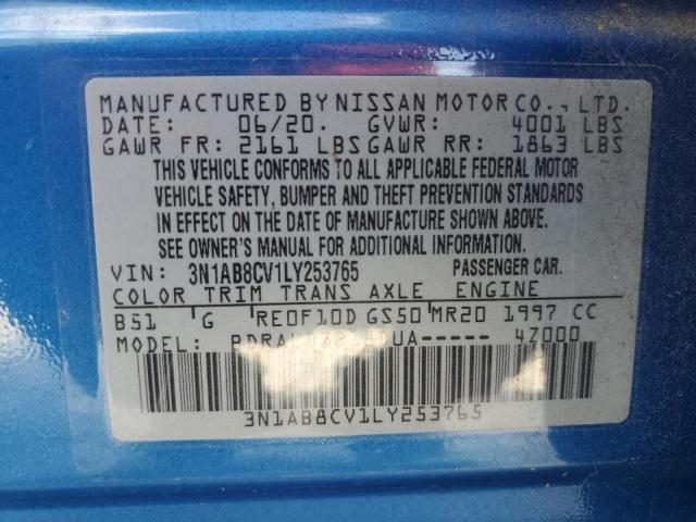 Photo 11 VIN: 3N1AB8CV1LY253765 - NISSAN SENTRA SV 