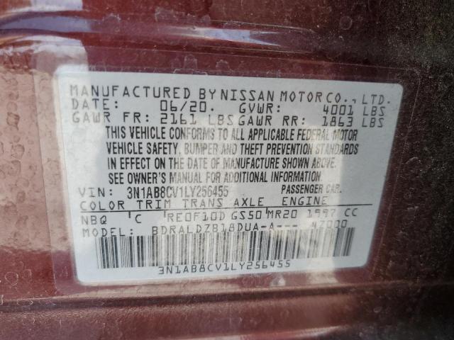 Photo 9 VIN: 3N1AB8CV1LY256455 - NISSAN SENTRA SV 