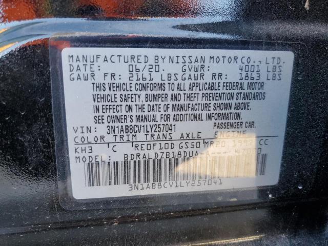 Photo 12 VIN: 3N1AB8CV1LY257041 - NISSAN SENTRA 