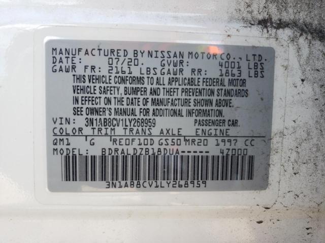 Photo 9 VIN: 3N1AB8CV1LY268959 - NISSAN SENTRA SV 