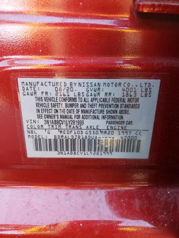 Photo 11 VIN: 3N1AB8CV1LY281999 - NISSAN SENTRA SV 