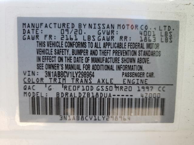 Photo 9 VIN: 3N1AB8CV1LY298964 - NISSAN SENTRA SV 