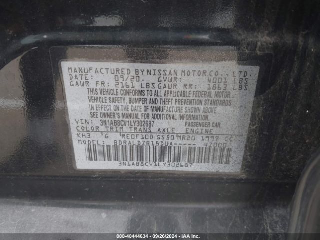 Photo 8 VIN: 3N1AB8CV1LY302687 - NISSAN SENTRA 