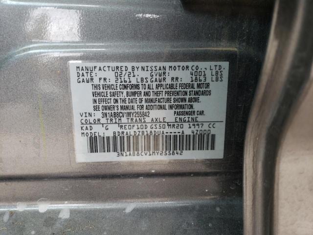 Photo 11 VIN: 3N1AB8CV1MY255842 - NISSAN SENTRA SV 