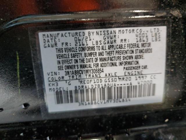 Photo 9 VIN: 3N1AB8CV1MY306854 - NISSAN SENTRA SV 