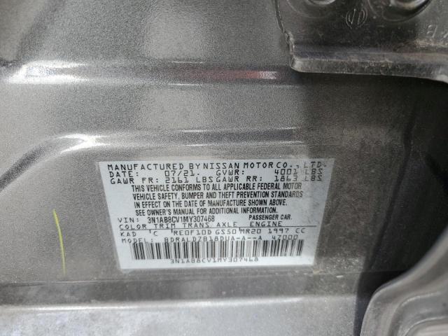 Photo 12 VIN: 3N1AB8CV1MY307468 - NISSAN SENTRA SV 