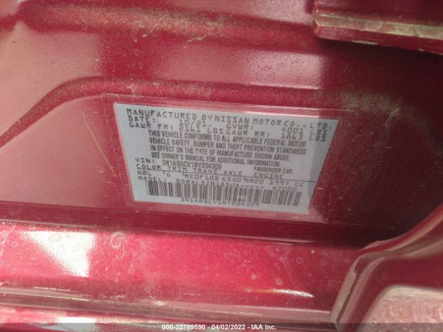 Photo 8 VIN: 3N1AB8CV1NY204309 - NISSAN SENTRA 