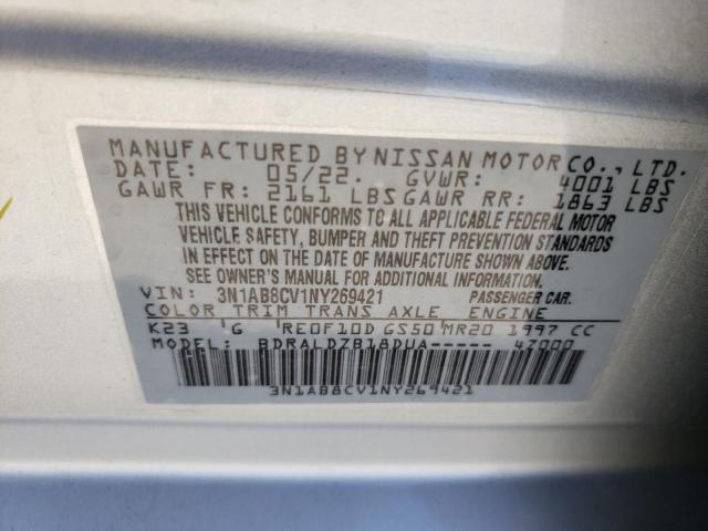 Photo 9 VIN: 3N1AB8CV1NY269421 - NISSAN SENTRA SV 