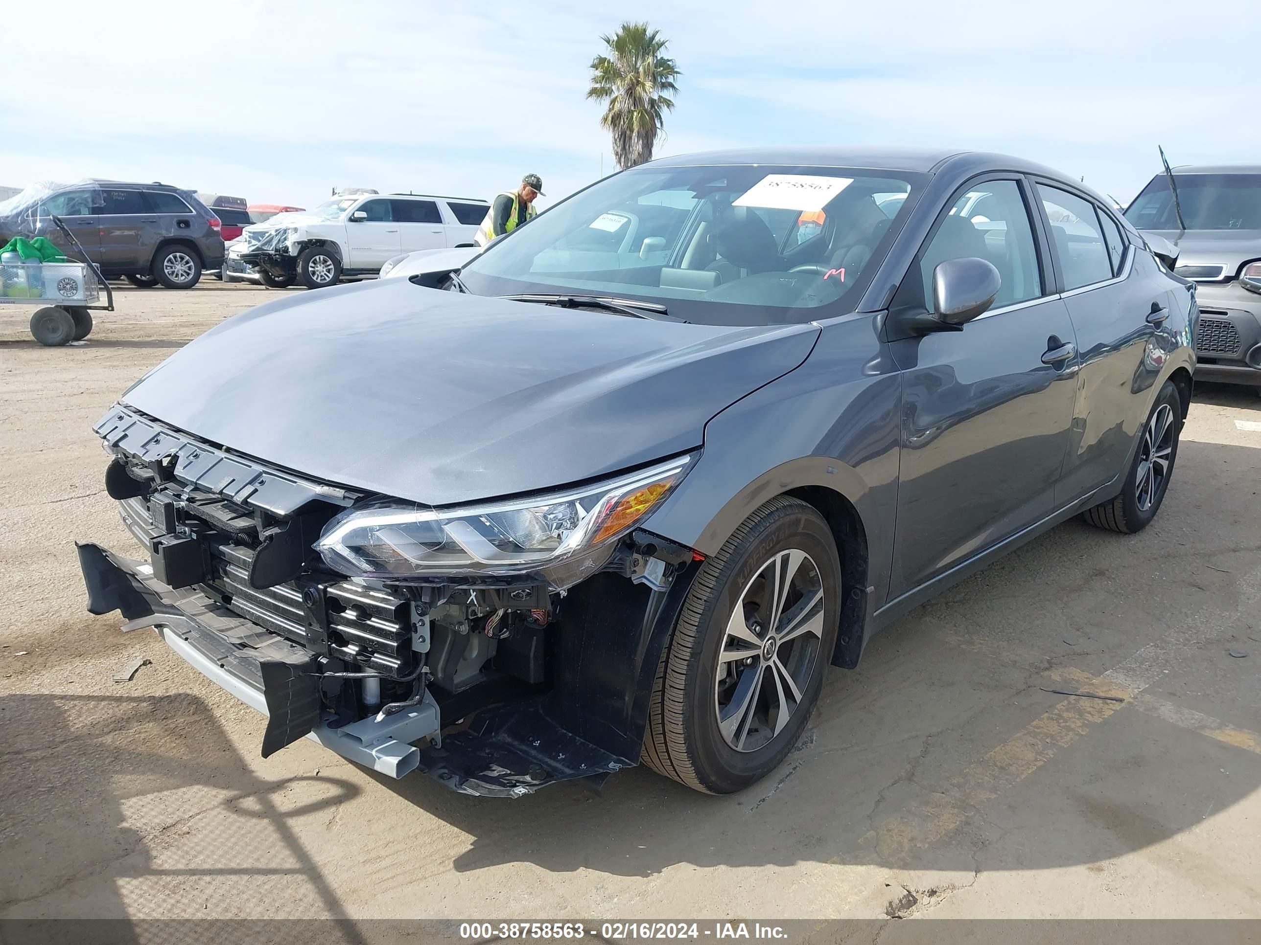 Photo 1 VIN: 3N1AB8CV1NY296621 - NISSAN SENTRA 