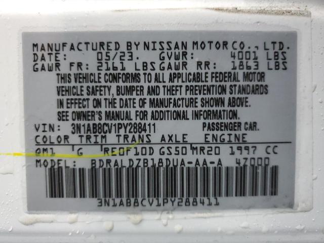 Photo 12 VIN: 3N1AB8CV1PY288411 - NISSAN SENTRA 