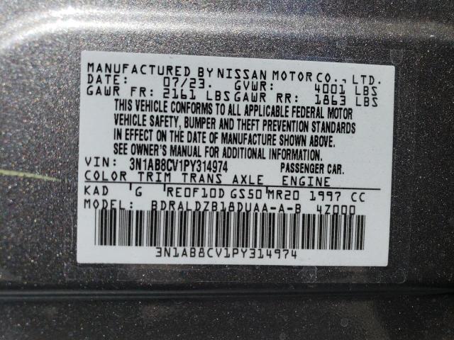 Photo 12 VIN: 3N1AB8CV1PY314974 - NISSAN SENTRA 