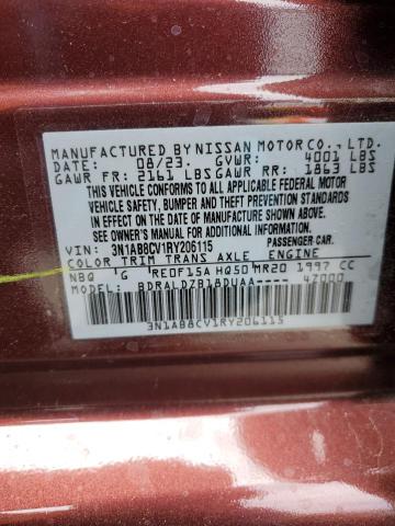 Photo 12 VIN: 3N1AB8CV1RY206115 - NISSAN SENTRA SV 