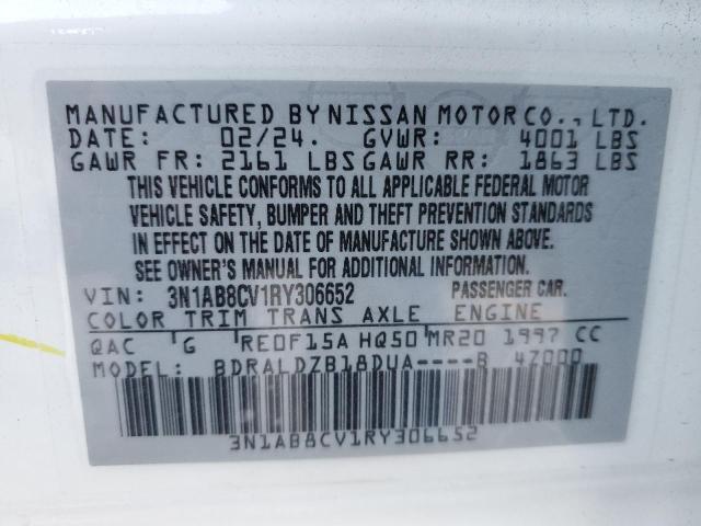 Photo 12 VIN: 3N1AB8CV1RY306652 - NISSAN SENTRA SV 