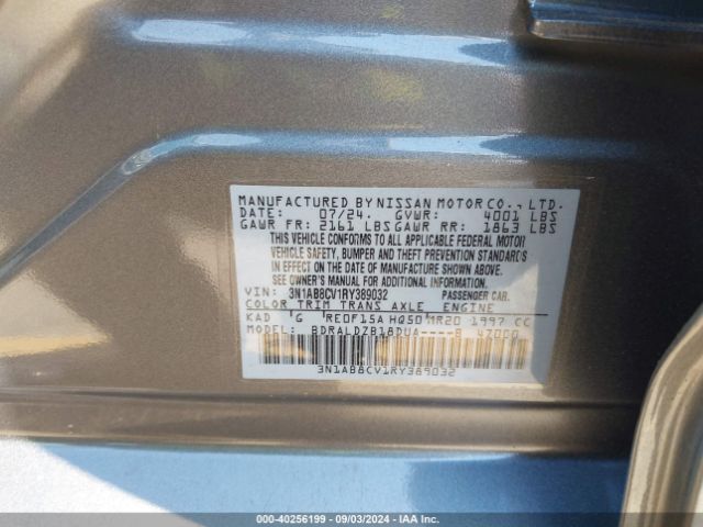 Photo 8 VIN: 3N1AB8CV1RY389032 - NISSAN SENTRA 