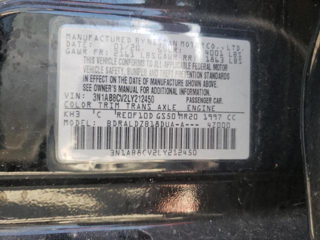 Photo 9 VIN: 3N1AB8CV2LY212450 - NISSAN SENTRA SV 