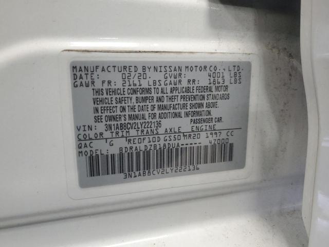 Photo 12 VIN: 3N1AB8CV2LY222136 - NISSAN SENTRA SV 