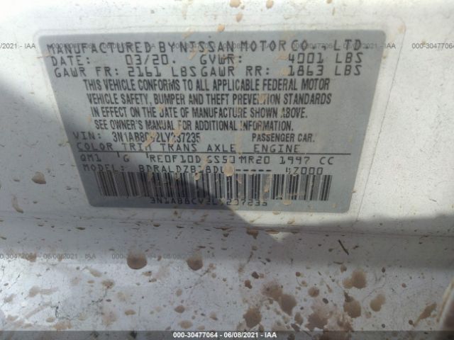 Photo 8 VIN: 3N1AB8CV2LY237235 - NISSAN SENTRA 