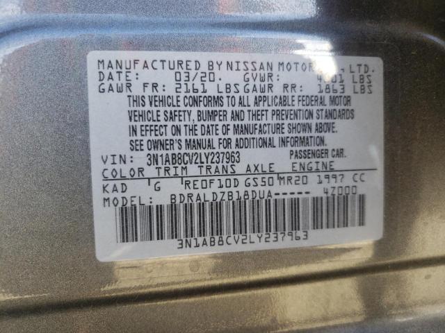 Photo 12 VIN: 3N1AB8CV2LY237963 - NISSAN SENTRA SV 