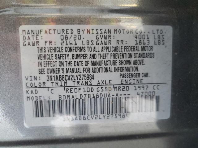 Photo 11 VIN: 3N1AB8CV2LY275984 - NISSAN SENTRA 