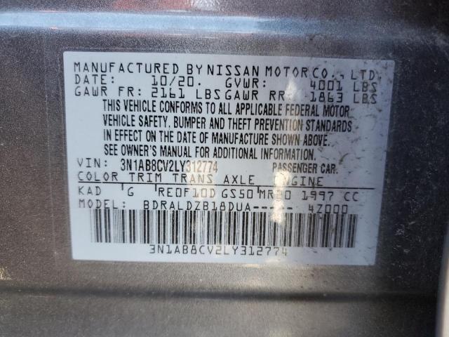 Photo 11 VIN: 3N1AB8CV2LY312774 - NISSAN SENTRA SV 