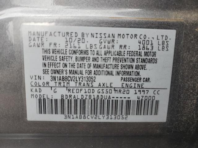 Photo 11 VIN: 3N1AB8CV2LY313052 - NISSAN SENTRA SV 