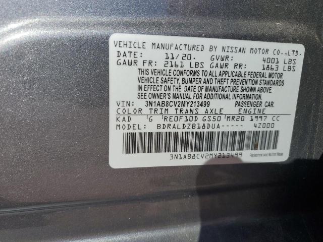 Photo 11 VIN: 3N1AB8CV2MY213499 - NISSAN SENTRA SV 