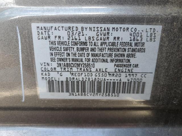 Photo 11 VIN: 3N1AB8CV2MY258510 - NISSAN SENTRA 