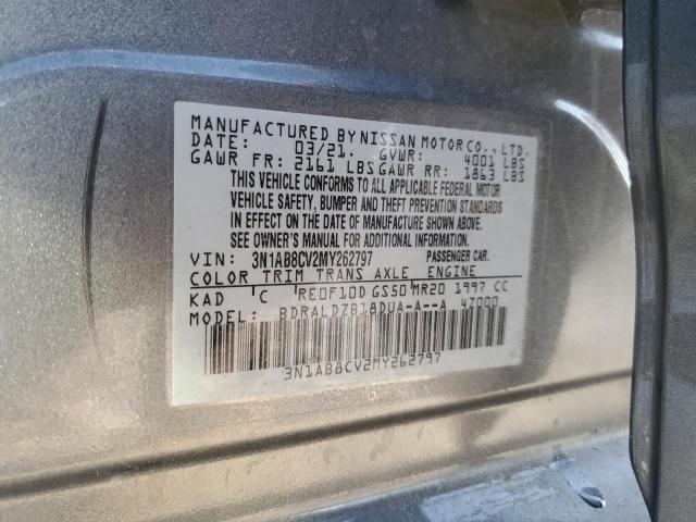 Photo 11 VIN: 3N1AB8CV2MY262797 - NISSAN SENTRA SV 