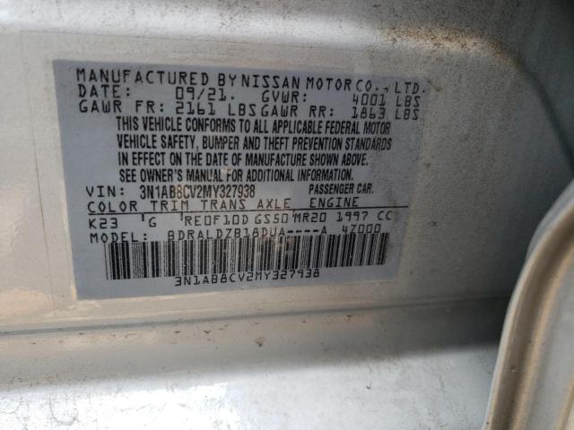 Photo 11 VIN: 3N1AB8CV2MY327938 - NISSAN SENTRA SV 