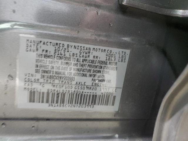 Photo 11 VIN: 3N1AB8CV2NY203993 - NISSAN SENTRA SV 