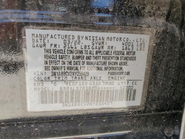 Photo 11 VIN: 3N1AB8CV2NY255429 - NISSAN SENTRA 