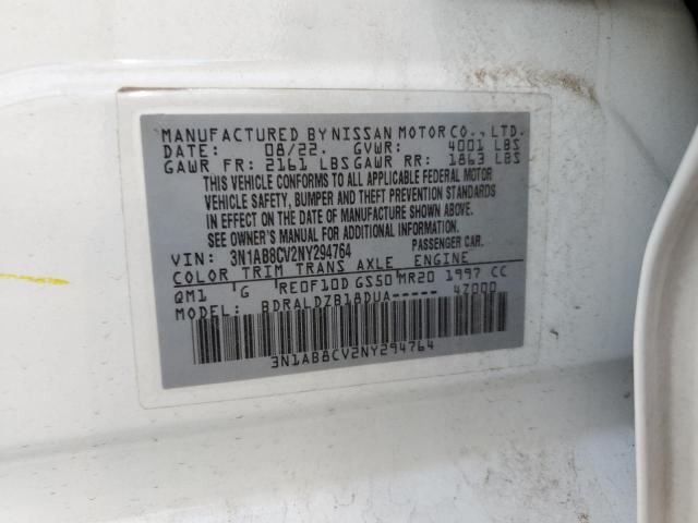 Photo 12 VIN: 3N1AB8CV2NY294764 - NISSAN SENTRA SV 