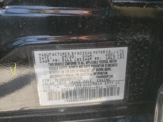 Photo 11 VIN: 3N1AB8CV2NY301275 - NISSAN SENTRA SV 