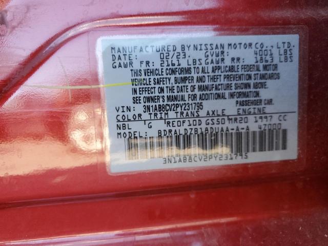 Photo 11 VIN: 3N1AB8CV2PY231795 - NISSAN SENTRA SV 