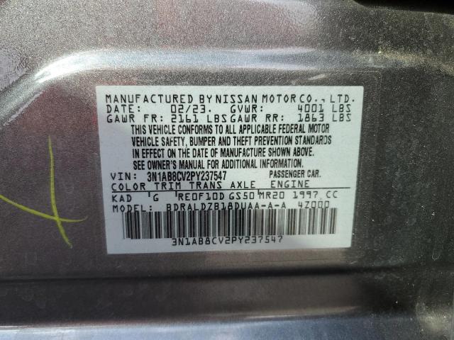 Photo 11 VIN: 3N1AB8CV2PY237547 - NISSAN SENTRA SV 