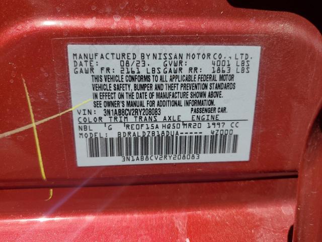 Photo 12 VIN: 3N1AB8CV2RY208083 - NISSAN SENTRA 