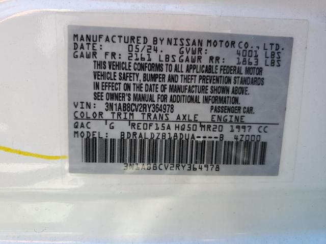 Photo 11 VIN: 3N1AB8CV2RY364978 - NISSAN SENTRA SV 