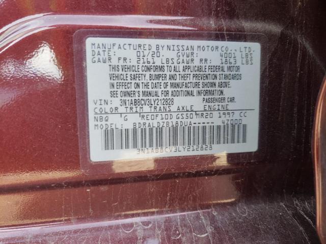 Photo 11 VIN: 3N1AB8CV3LY212828 - NISSAN SENTRA SV 