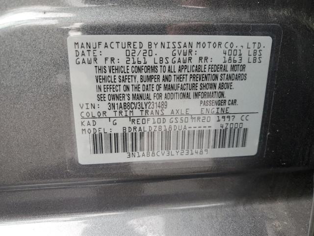 Photo 11 VIN: 3N1AB8CV3LY231489 - NISSAN SENTRA 