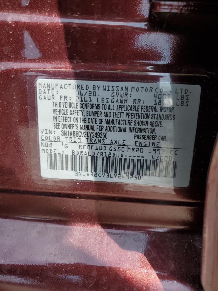 Photo 12 VIN: 3N1AB8CV3LY249250 - NISSAN SENTRA 