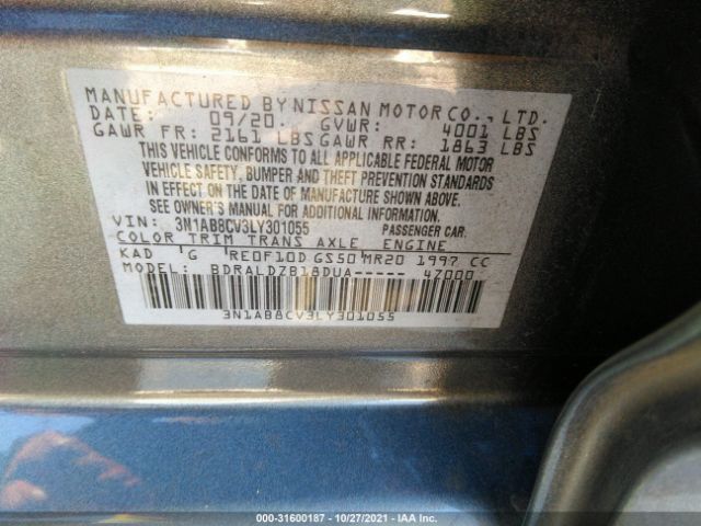 Photo 8 VIN: 3N1AB8CV3LY301055 - NISSAN SENTRA 