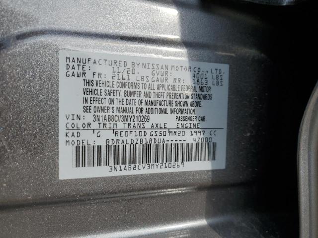 Photo 11 VIN: 3N1AB8CV3MY210269 - NISSAN SENTRA SV 