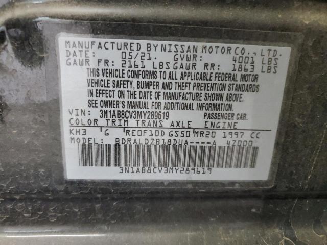 Photo 11 VIN: 3N1AB8CV3MY289619 - NISSAN SENTRA SV 