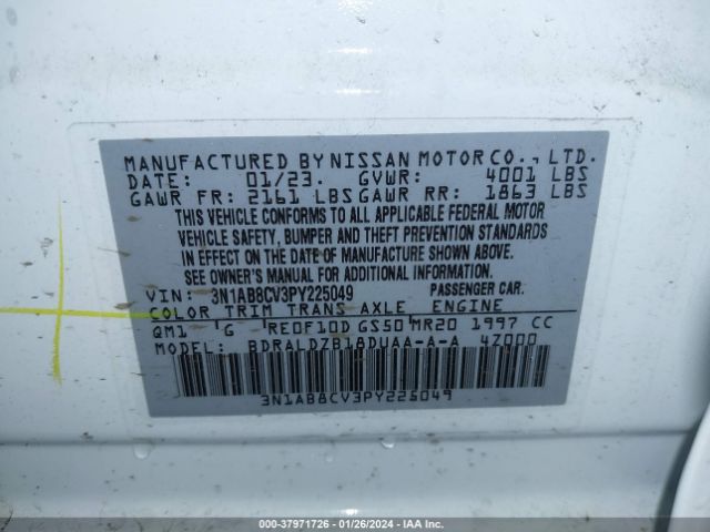 Photo 8 VIN: 3N1AB8CV3PY225049 - NISSAN SENTRA 