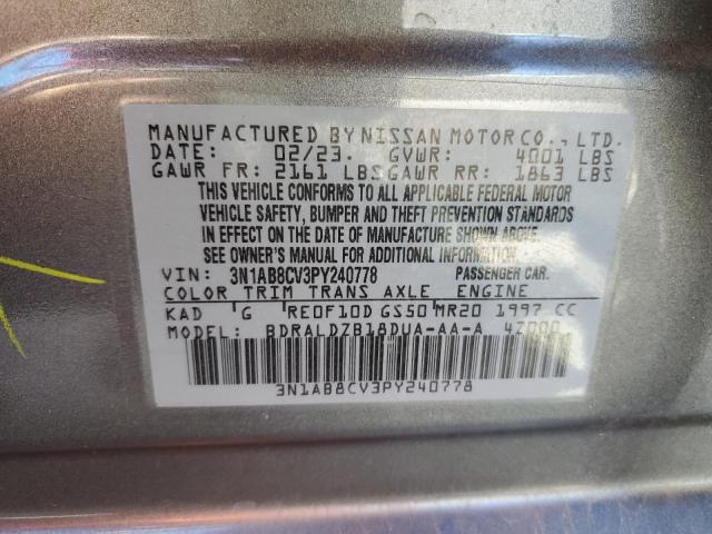 Photo 12 VIN: 3N1AB8CV3PY240778 - NISSAN SENTRA 