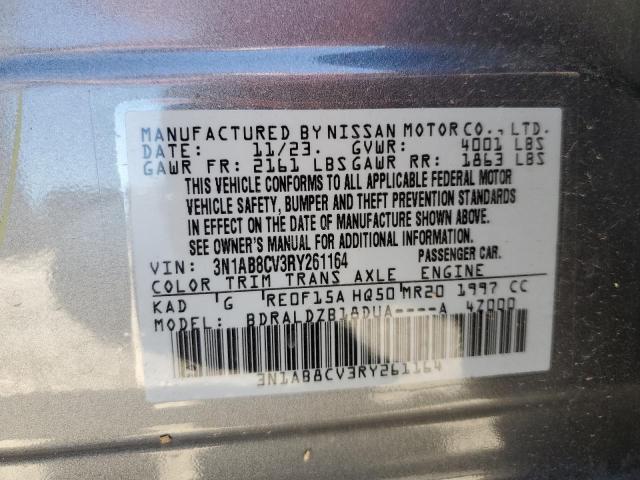 Photo 11 VIN: 3N1AB8CV3RY261164 - NISSAN SENTRA 