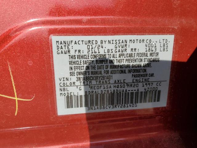 Photo 11 VIN: 3N1AB8CV3RY281401 - NISSAN SENTRA SV 